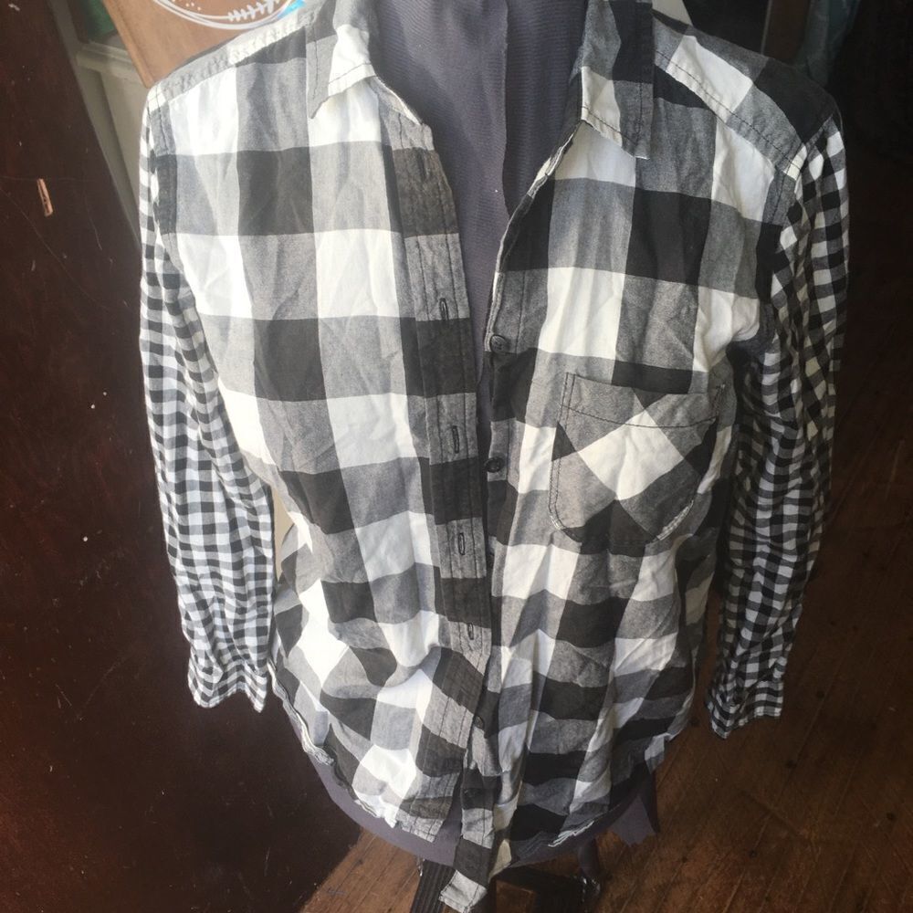 American Eagle jeggings S button down shirt
